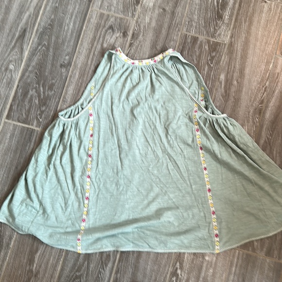 Women’s Matilda Jane good heart size XS Sage green embroidered tank like new - Picture 4 of 4